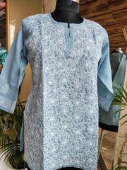 Cotton Short Kurti Front Jaal