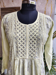 Mulchanderi Chikankari Gown