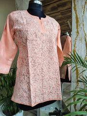 Cotton Short Kurti Front Jaal