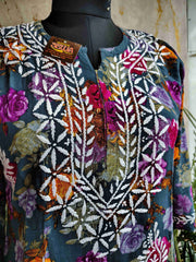 Rayon Printed Chikankari Prints