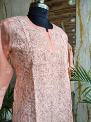 Cotton Short Kurti Front Jaal