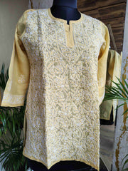 Cotton Short Kurti Front Jaal