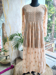 Mulchanderi Chikankari Gown