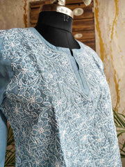 Cotton Short Kurti Front Jaal