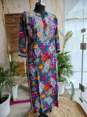 Rayon Printed Chikankari Prints