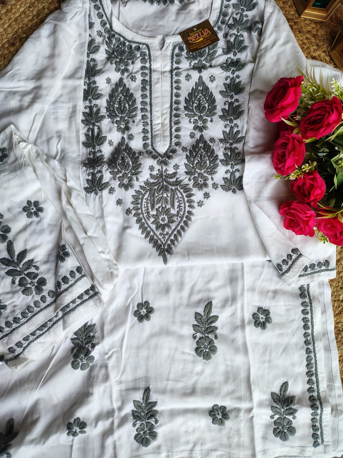 Modal chikankari Cord set