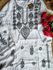 Modal chikankari Cord set