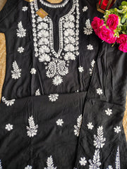 Rayon Chikankari Cordset