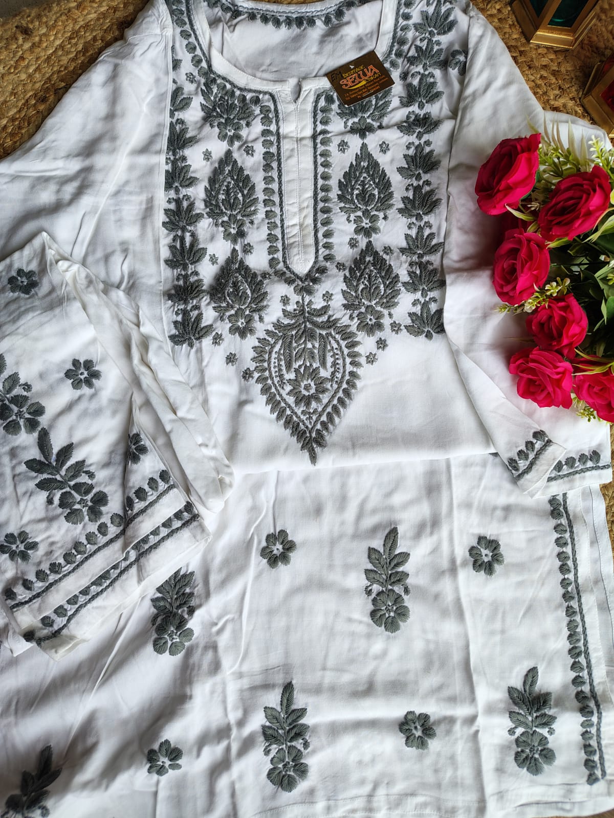 Modal chikankari Cord set