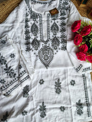 Modal chikankari Cord set
