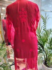 Viscose Georgette Kurti Front Jaal